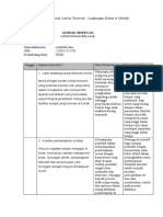 Lampiran 5 - Contoh Format Lembar Observasi Lingkungan Belajar Di Sekolah