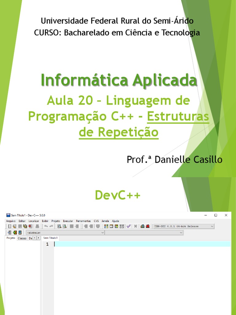 Estruturas de Repetição em C++ | PDF | C ++ | Algoritmos