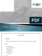 UTW - 3D-SAP Model Guidlines