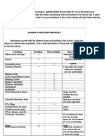 My Tools School Facilities Checklist - Compress