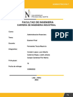 EF - ADMINISTRACION Financiera