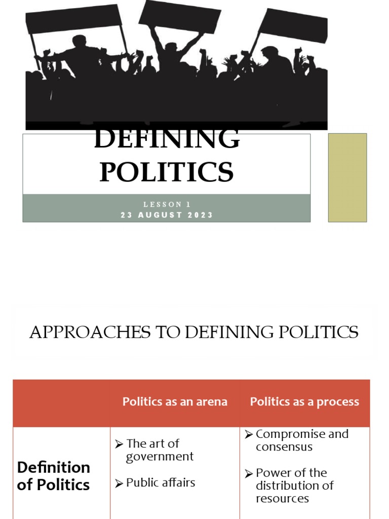 WHAT IS POLITICS EXPLORING DEFINITIONS AND CONCEPTS visual data 7