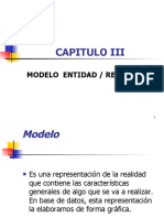 Capitulo III Modelo Entidad Relacion