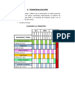 Temporalización y 6. Evaluación