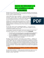 La Demanda de Felicidad y La Promesa Analítica - RESUMEN