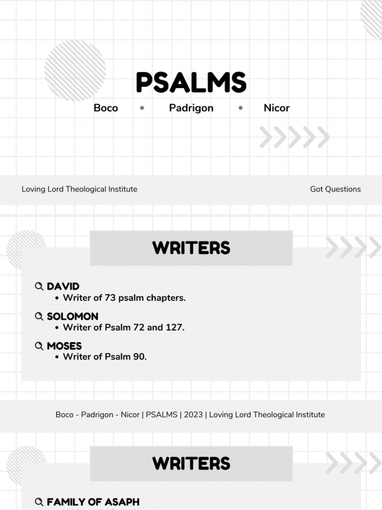 Psalms | PDF