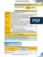 Lista de Cotejo - Sesion 3 - Inglés (2° Secundaria)