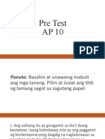 Pre Test