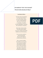 Poesía Acto Día de La Revolución de Myo