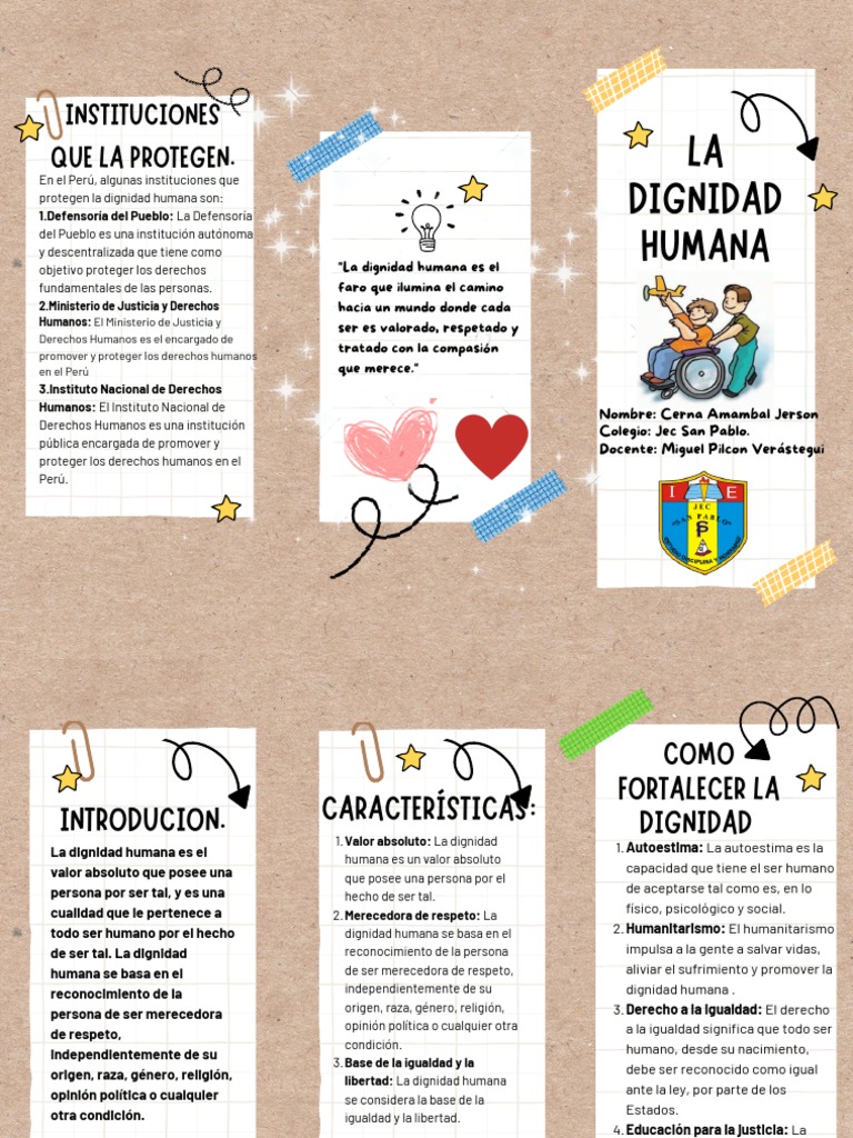 Instituciones que protegen la dignidad humana | PDF | Derechos humanos ...