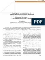 Morphologie Et Fonctionnement Des Sols Quelques Reflexions Pour L'avenir de La Pédologie