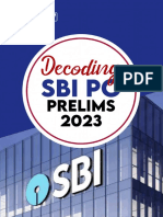 Decoding SBI PO Prelims 2023 Final PDF