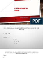 Limit Fungsi Trigonometri Ketakhinggan BARU