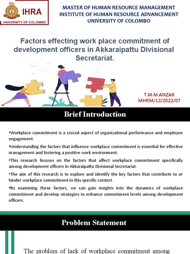 Factors Influencing Commitment of Development Officers | PDF | Job ...