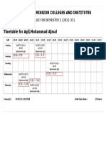 SCHEDULE