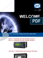 AGC 3&4&200 Serise Single Gen-Set Application With Deif Template 20.12.2012