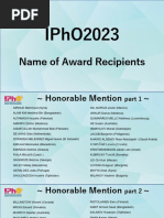 IPhO2023 Name of Award Recipients