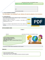 5° Grado - Experiencia de Aprendizaje N°07