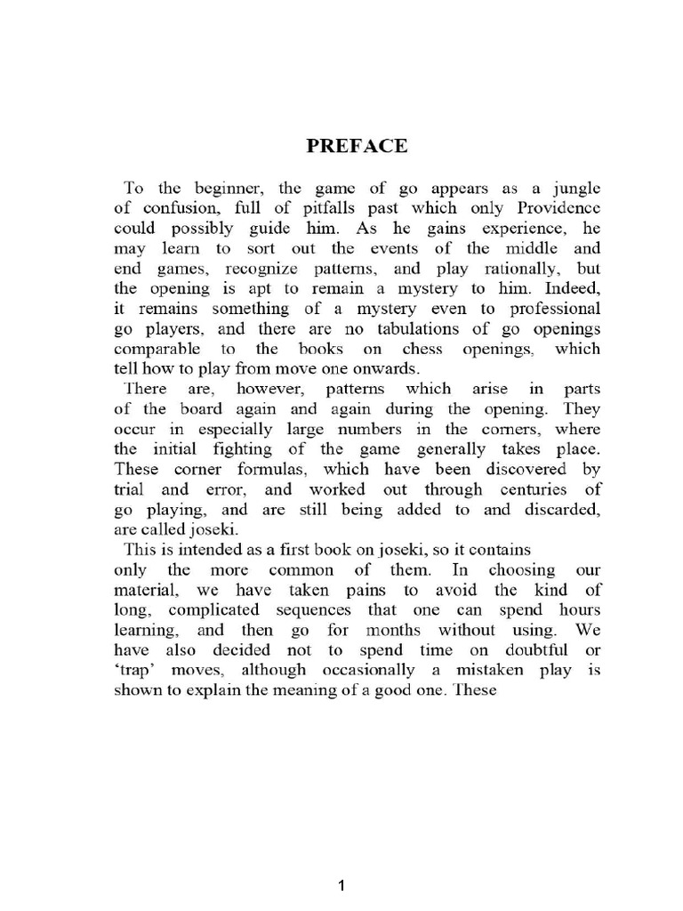 38 Basic Josekis | PDF | Technologie et ingénierie
