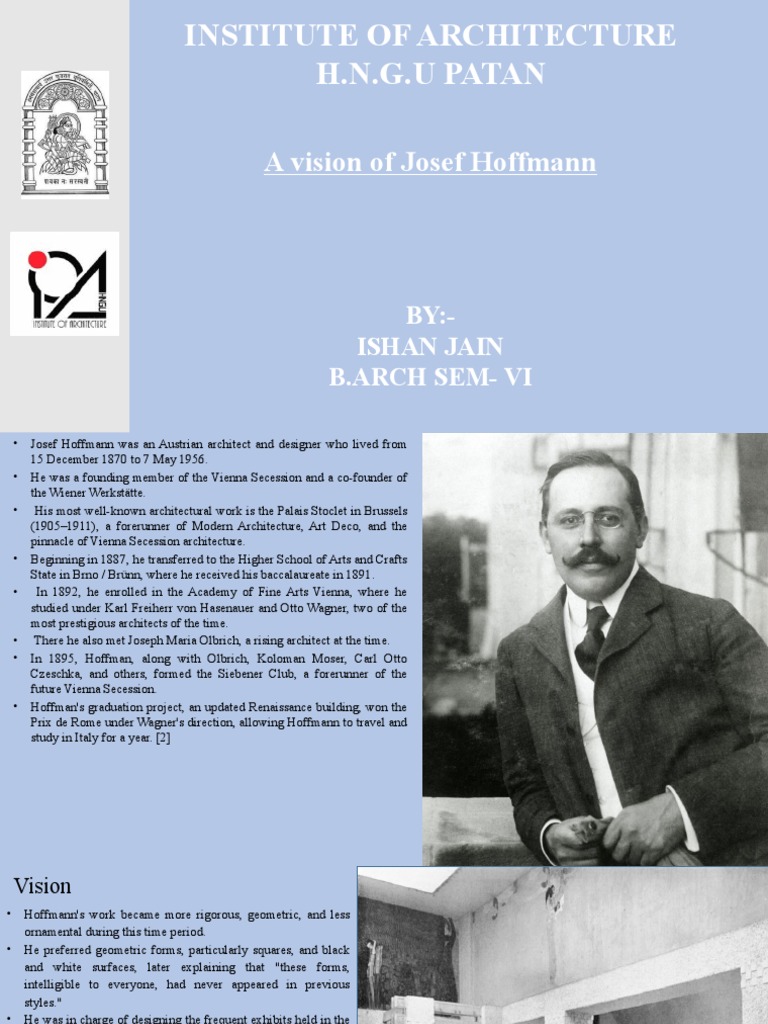 Josef Haffmann | PDF