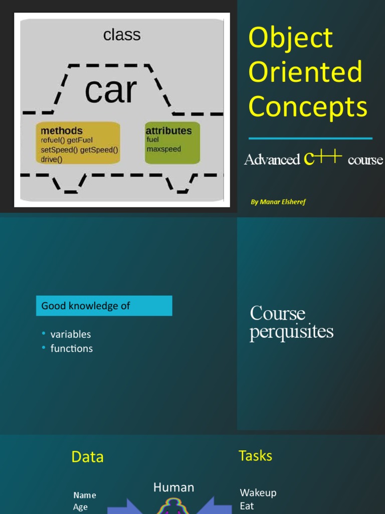 Object Oriented Concepts | PDF | Class (Computer Programming) | C++