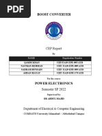 Boost Converter Report