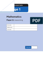 2018 KS1 Mathematics Paper 2 Reasoning