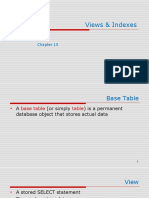 Chapter 15-1 Views Indexes