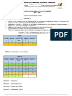 Acta de Socialización de Las Nueve Semanas