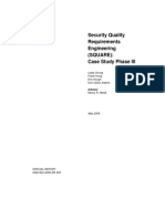 Security Quality Requirements Engineering (SQUARE) : Case Study Phase III