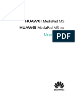 HUAWEI MediaPad M5&M5 Pro User Guide - (EMUI8.0 - 01, En, Normal)