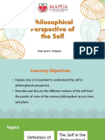M1 Philosophical Perspective of The Self