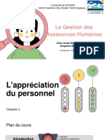 Appréciation de Personnel