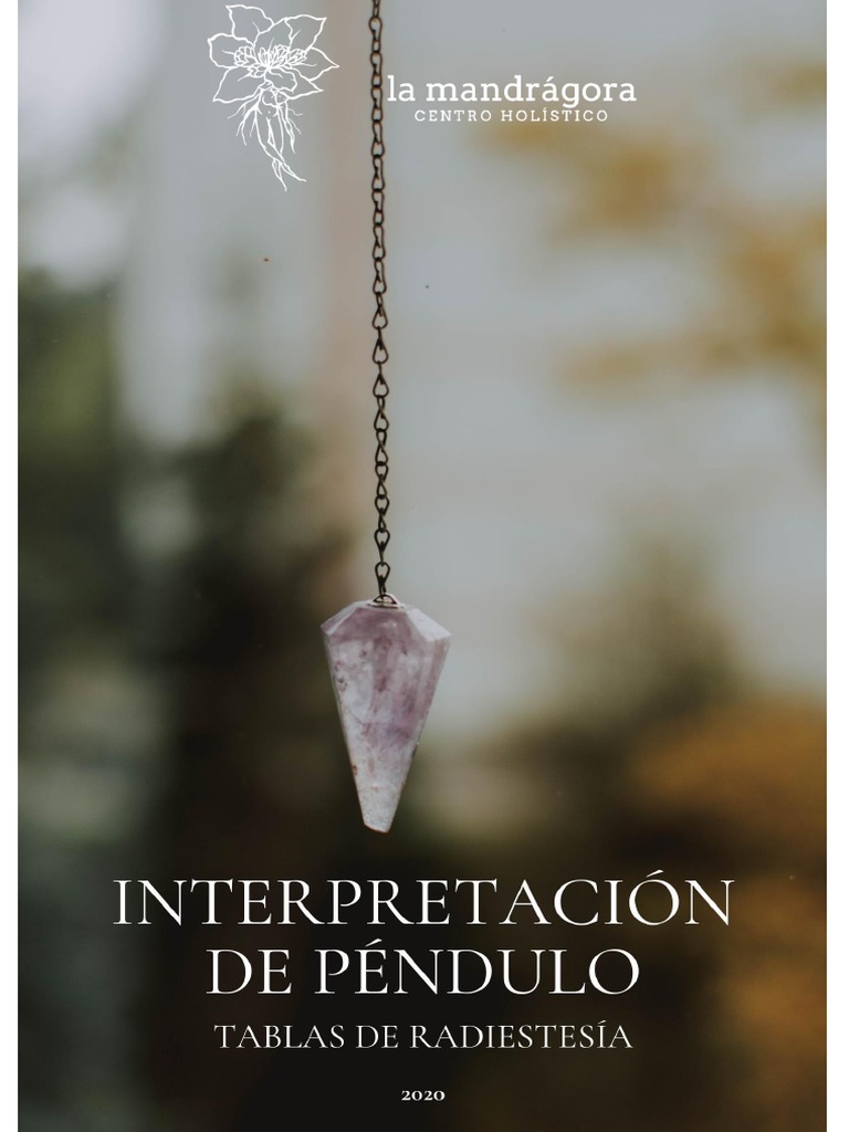 Tablas de Radiestesia PDF