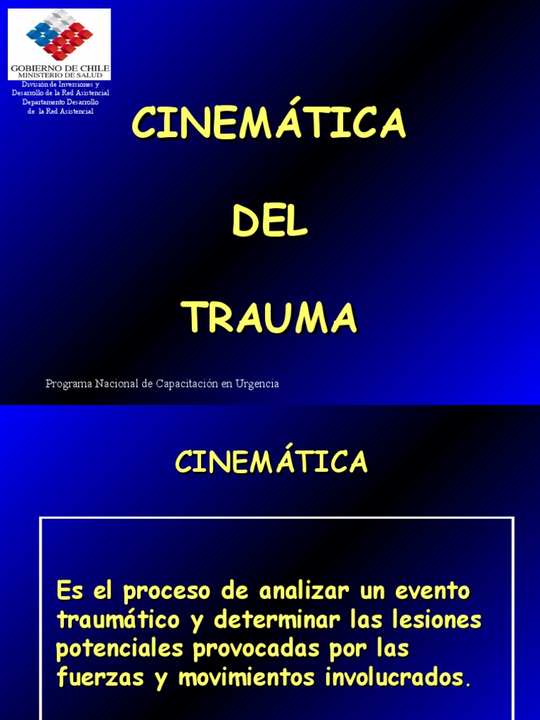 Cinemática Del Trauma | PDF