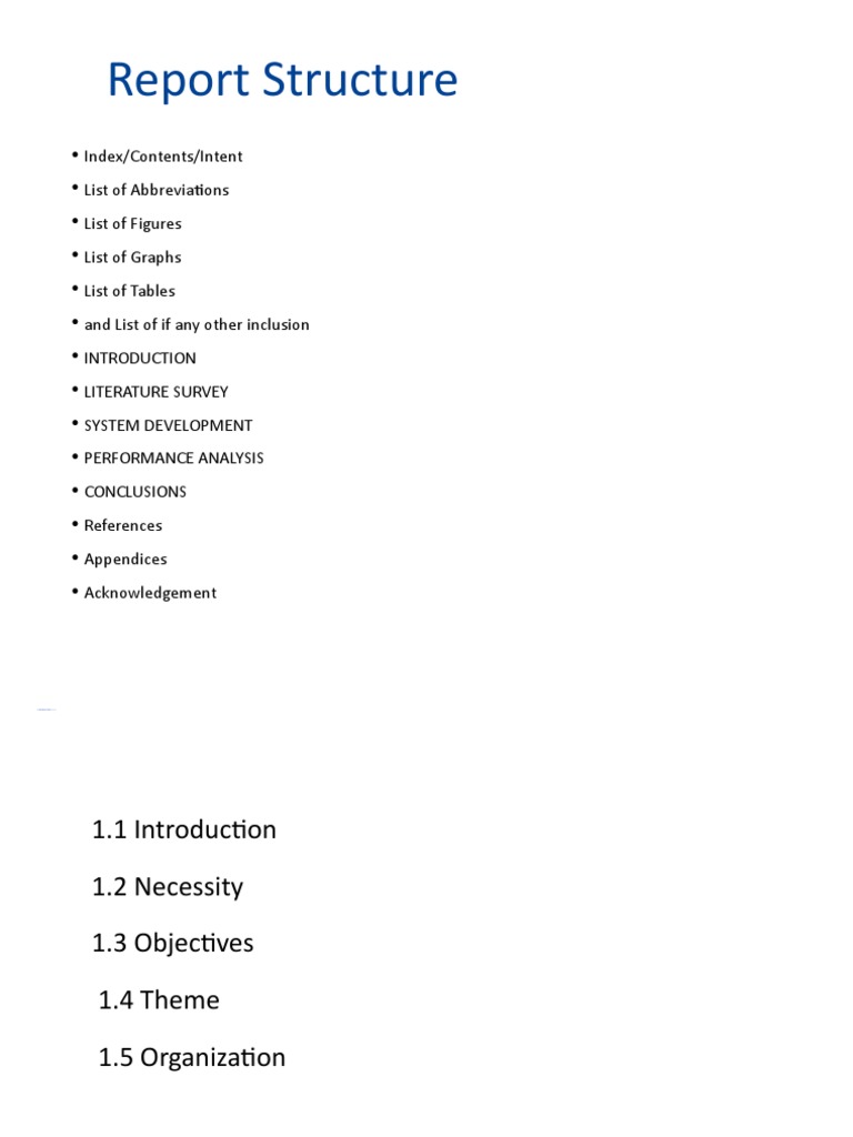 Diploma Report Structure Guide | PDF | Thesis | Diploma