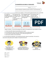 Prueba Diagnostica de Ciencia 2do Grado 2023