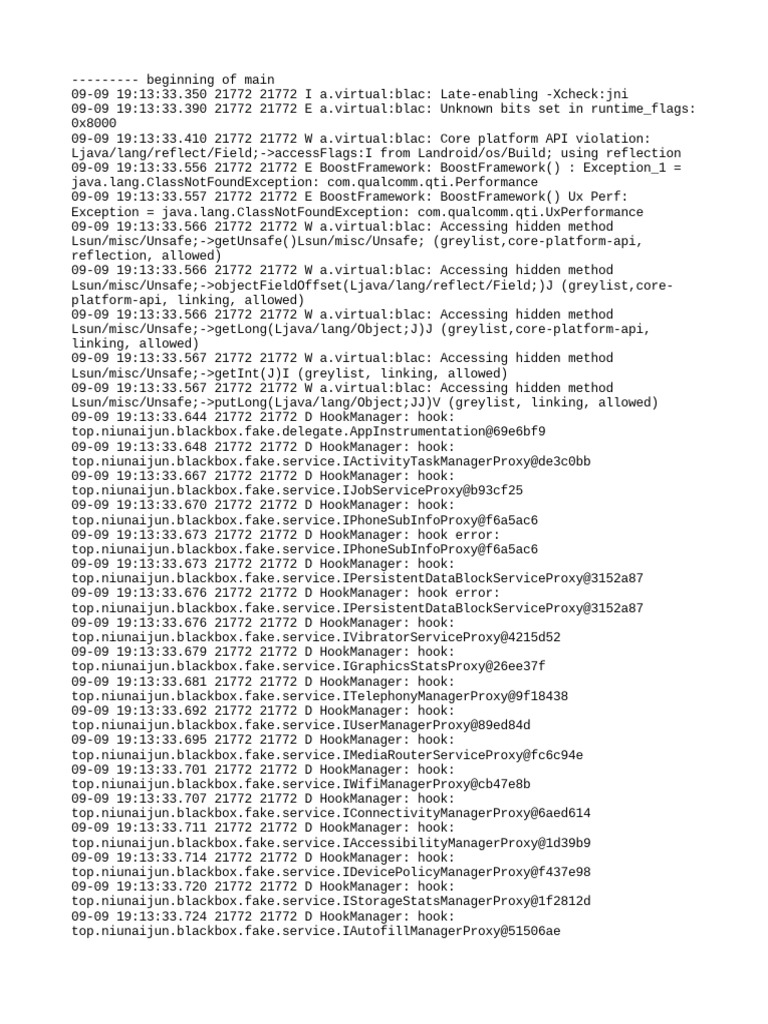 Android Virtual BlackBox Logs Analysis | PDF | Business | Computers