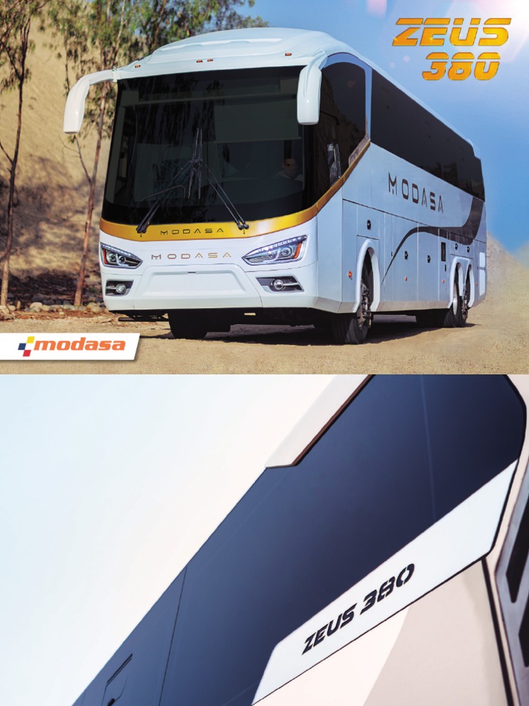 Bus Zeus 380: Confort y Seguridad | PDF | Autobús | Diodo emisor de luz