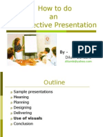 How To Do An Effective Presentation View