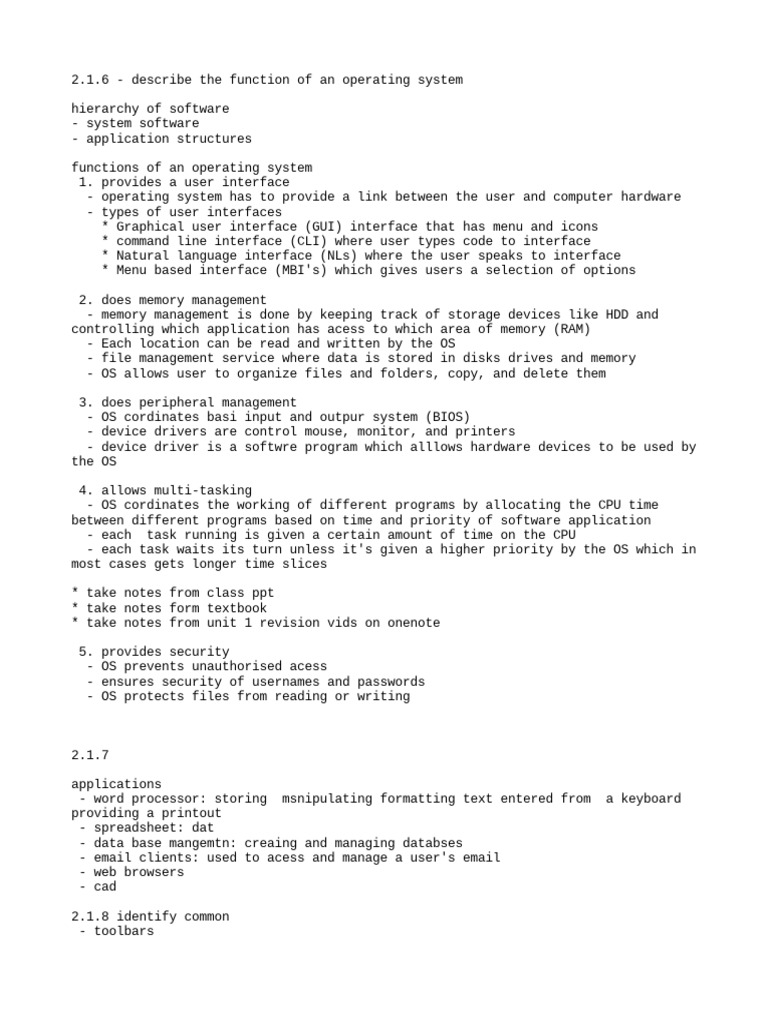 Computer Science Notes | PDF