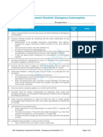 MSI CA Checklist - Emergency Contraception v1.0