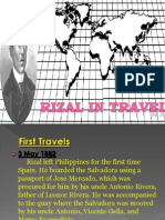 Jose Rizal in Travel