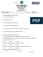 Examen 4° Matematicas