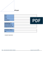 NORD Assignment Project Form