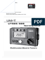 Manual Uni T 526