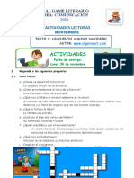 Actividades Texto 2 Un Cuento Andino Navideño