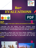 B07 Evaluations