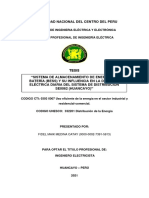 Tesis Grado - Sistema BESS y Su Influencia en La Demanda Electrica Diaria Del Sistema de Distribución SE0062 (Huancayo)