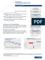 Boletín Sectores Económicos Índice de Producción Industrial (Ipi) Julio 2023